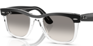 Originalgläser LENSESRB2240 Wayfarer, Farbe 32 · Transparent Verlauf grau