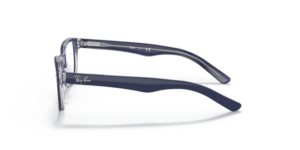 Original Ray-Ban RB1555 Bügel, Farbe 3853 · Blau auf transparent