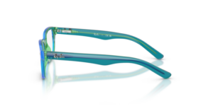 Original Ray-Ban RB1555 Bügel, Farbe 3996 · Transparent blau & grün